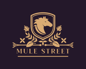 Luxury Horse Stallion Mane logo