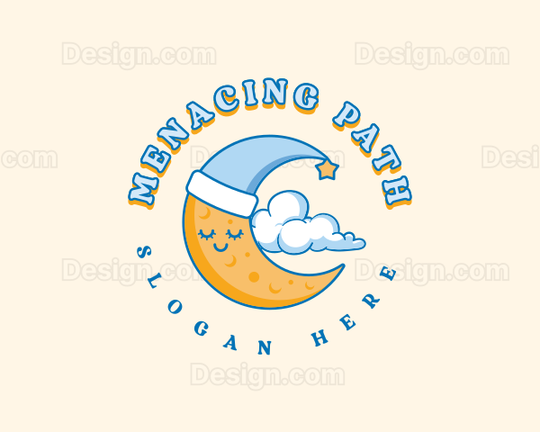 Dreamy Moon Cloud Logo