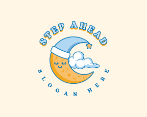 Dreamy Moon Cloud Logo