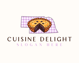 Nebraska Raisin Pie logo design