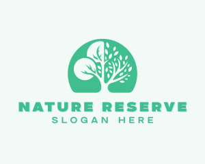 Environmental Nature Tree logo design