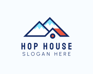 Mountain Peak House logo design