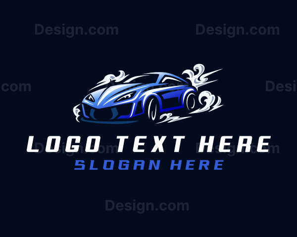 Sports Car Garage Logo