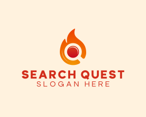 Fire Search Engine logo design