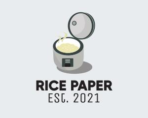 Rice Cooker Homeware logo design