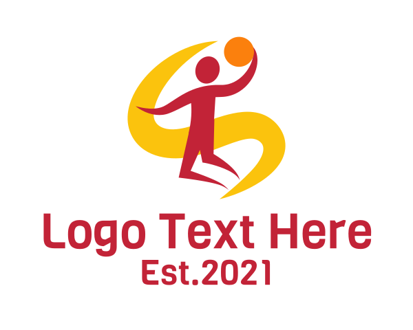 Basketball League logo example 1