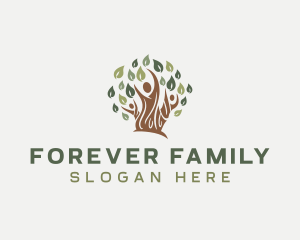 Family Wellness Tree logo design