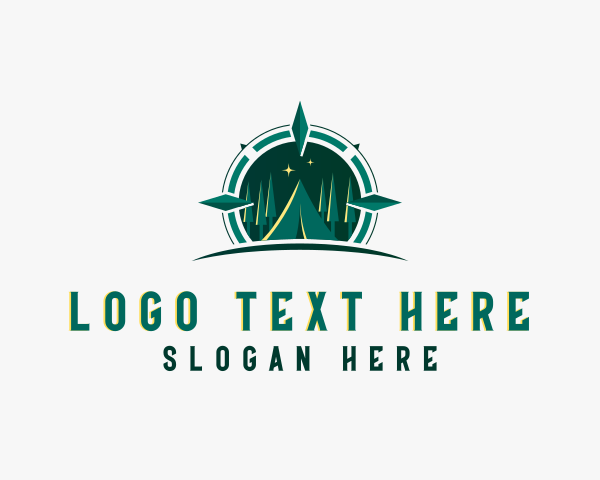 Tent logo example 3