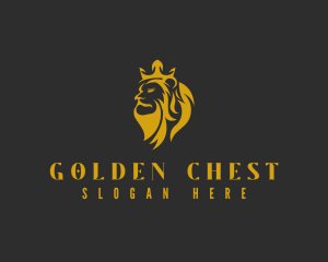 Golden Crown Lion logo design