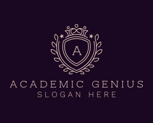 Royal Shield Star Academy logo design