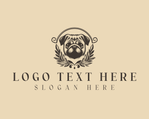 Pet Dog Grooming logo