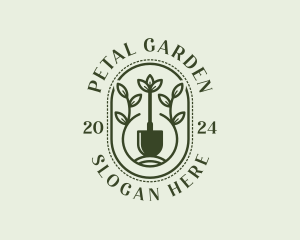 Landscaping Shovel logo design