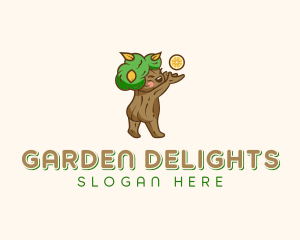 Tree Lemon Garden logo design