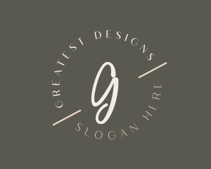 Elegant Feminine Brand logo design