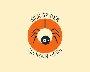 Cute Spider Cartoon logo