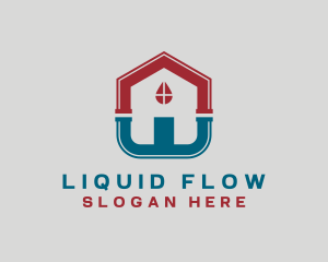 House Pipe Plumbing logo design