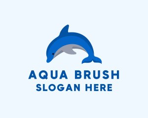 Dolphin Aquatic Water Park logo design