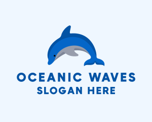 Dolphin Aquatic Water Park logo design