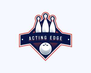 Bowling Sports Championship logo design