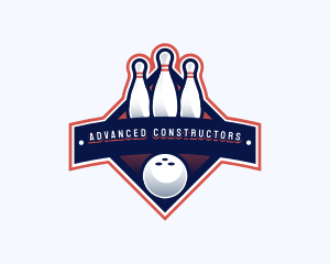 Bowling Sports Championship logo design