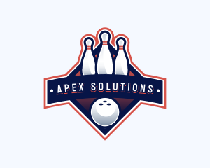 Bowling Sports Championship logo design