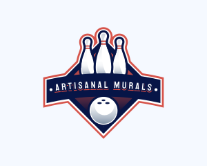 Bowling Sports Championship logo design