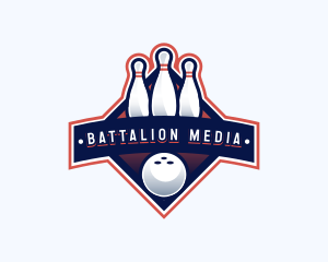 Bowling Sports Championship logo design