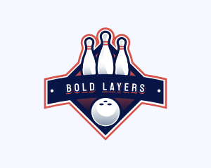 Bowling Sports Championship logo design