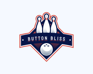 Bowling Sports Championship logo design