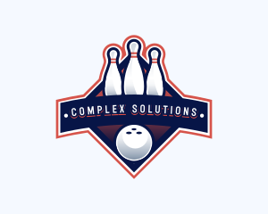 Bowling Sports Championship logo design