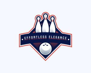 Bowling Sports Championship logo design