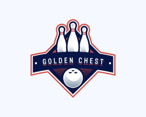 Bowling Sports Championship logo design