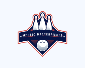 Bowling Sports Championship logo design