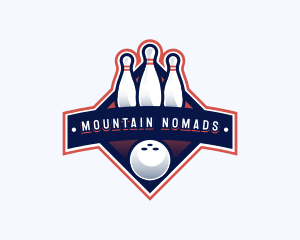 Bowling Sports Championship logo design