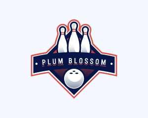 Bowling Sports Championship logo design