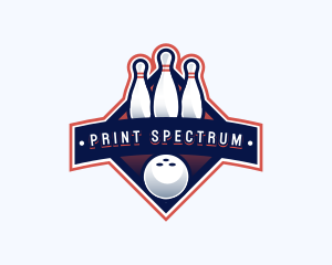 Bowling Sports Championship logo design