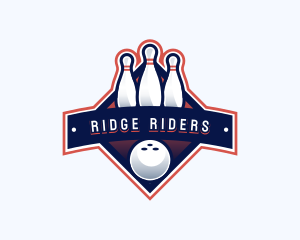 Bowling Sports Championship logo design