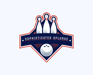 Bowling Sports Championship logo design