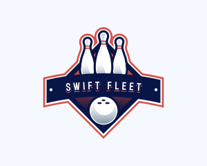 Bowling Sports Championship logo design