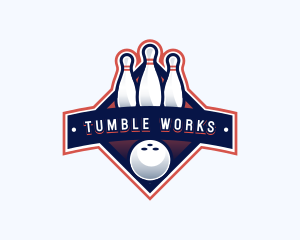 Bowling Sports Championship logo design