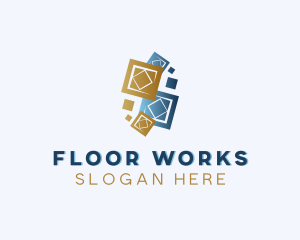 Floor Tiles Pattern logo design