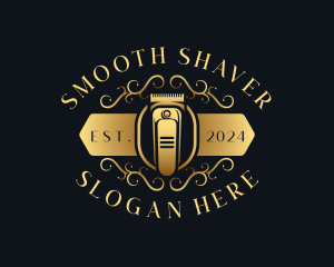 Barbershop Haircut Shaver logo