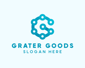 Gradient Chain Letter G  logo design