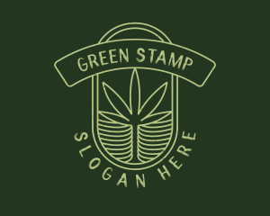 Green Cannabis Farm logo design