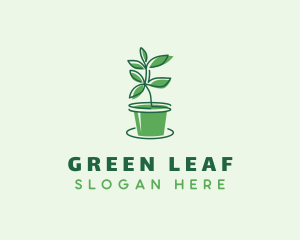 Leaf Plant Landscaping logo design
