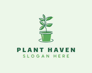 Leaf Plant Landscaping logo design