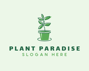 Leaf Plant Landscaping logo design