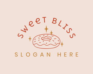 Sweet Donut Snack logo design