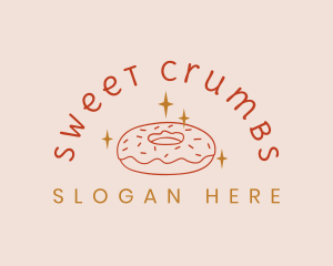 Sweet Donut Snack logo design