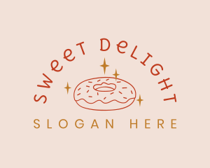 Sweet Donut Snack logo design